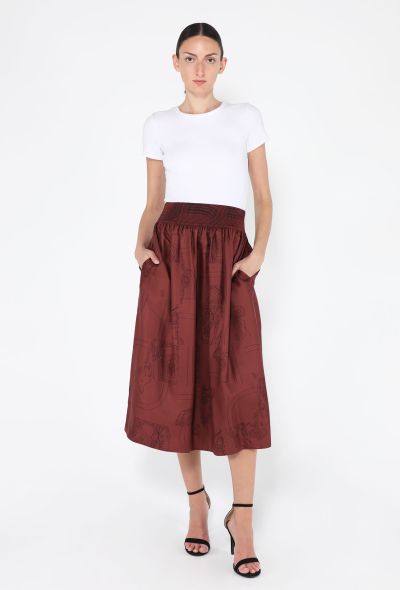 Hermès Silk En Désordre Finesse Skirt, 2024 - 2