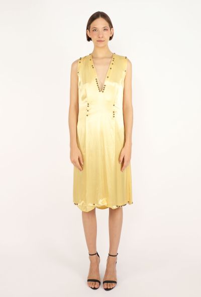 Maison Margiela Studded Satin Dress, F/W 2006 - 1