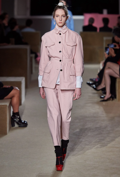 Prada Resort 2020 Denim Skirt Ensemble - 2 Prada Resort 2020 Denim Skirt Ensemble - 2
