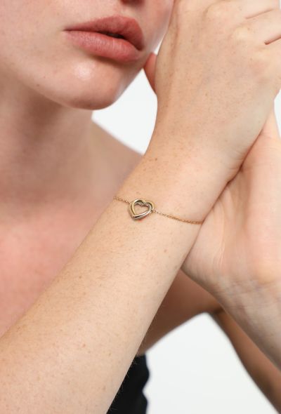 Cartier 18k Gold Trinity Heart Bracelet - 2