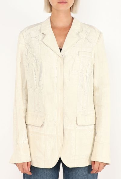 Prada Printed Linen Blazer, S/S 2006 - 1