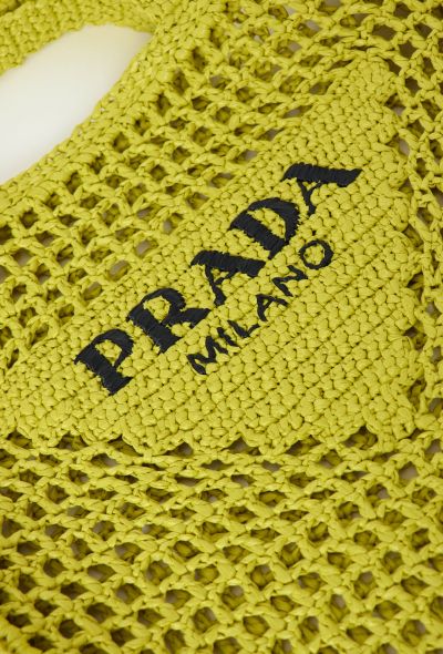 Prada Cedro Crochet Tote Bag - 2