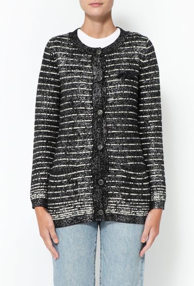 Chanel Iridescent Cashmere 'CC' Cardigan - 1 Chanel Iridescent Cashmere 'CC' Cardigan - 1