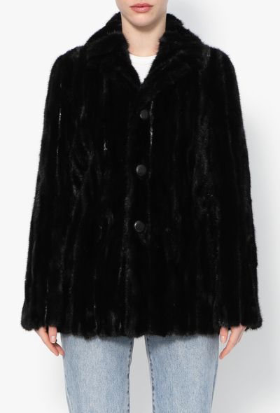                             2015 Iridescent Mink Fur Jacket - 1