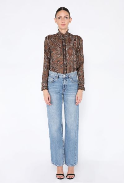Céline 2020 Paisley Print Blouse - 2