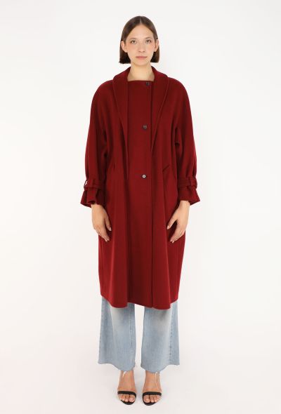 Anne-Marie Beretta Felted Shawl Coat, 1980s - 1