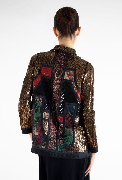 Koos van den Akker '70s Sequin Gown Ensemble - 2