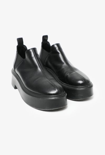                             Robin' Platform Leather Boots - 2