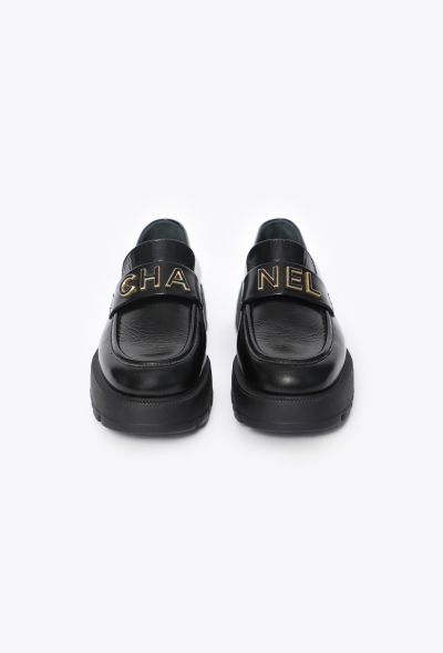 Chanel Calfskin Platform Loafers, 2024 - 2