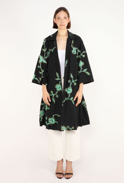 Dries Van Noten Floral Beaded Coat, F/W 2005 - 1