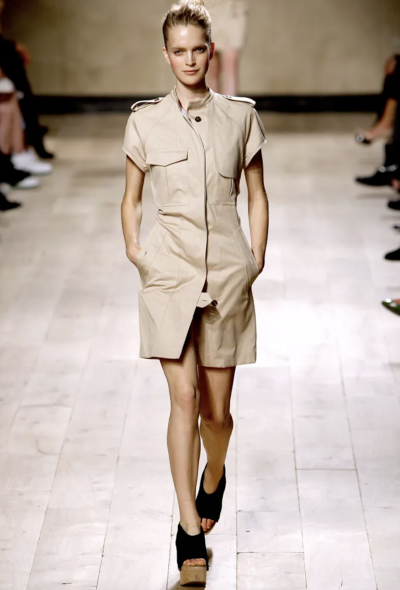 Céline S/S 2010 Gabardine Trench Dress - 2