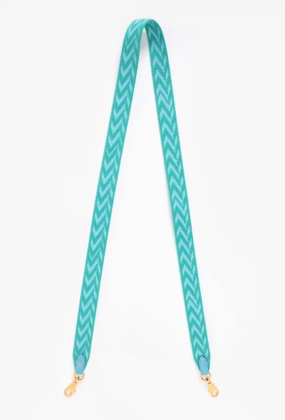 Hermès Chevron Blue Nord/Veronese 25mm Strap - 2 Hermès Chevron Blue Nord/Veronese 25mm Strap - 2