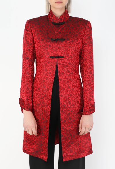 Shanghai Tang Silk Jacquard Jacket, 1990s - 2