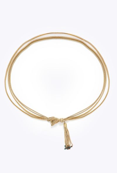 Chanel Vintage Layered Tassel Belt - 1