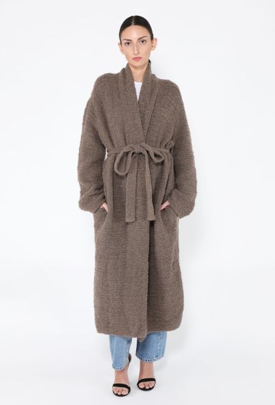 The Row 2020 Atra Bouclé Belted Cardigan - 1