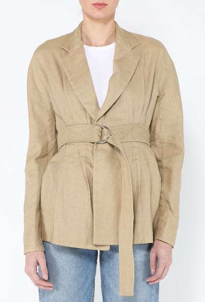 Céline Resort 2014 Belted Linen Jacket - 1