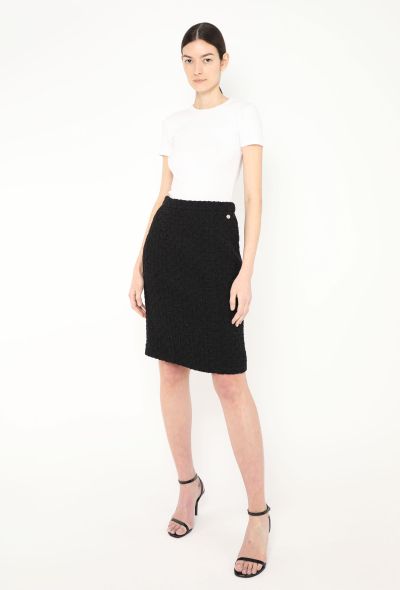 Chanel Resort 2021 Embroidered Tweed Skirt - 1 Chanel Resort 2021 Embroidered Tweed Skirt - 1