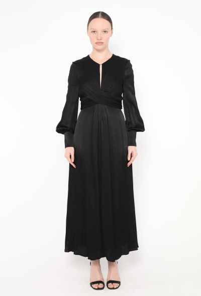 Saint Laurent 2017 Draped Keyhole Dress - 1