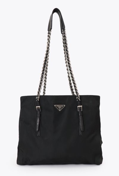 Prada 2000s Nylon Acciaio Tote Bag - 1