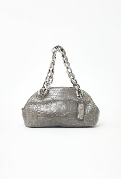 Chanel Rare Paris-New York Alligator Bowling Bag - 1