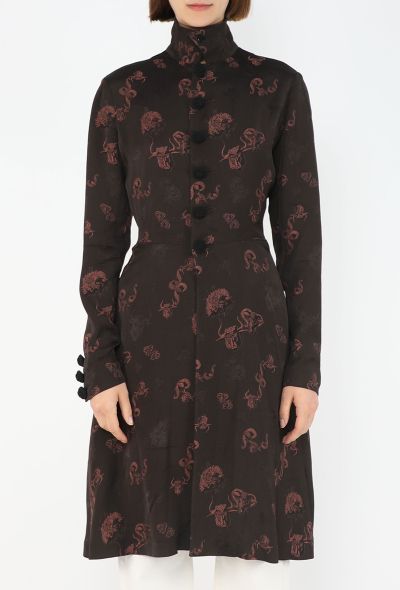 Jean Paul Gaultier 'Grand Voyage' Dragon Jacquard Dress, 1994 - 2
