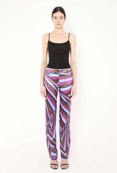 Emilio Pucci Vintage Tapered Iride Pants - 2 Emilio Pucci Vintage Tapered Iride Pants - 2