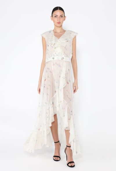 Chanel F/W 2019 Ski Motif Silk Dress - 1