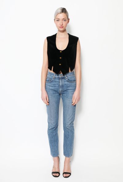 Vivienne Westwood 1995 x 3 Suisses Velvet Vest - 2 Vivienne Westwood 1995 x 3 Suisses Velvet Vest - 2