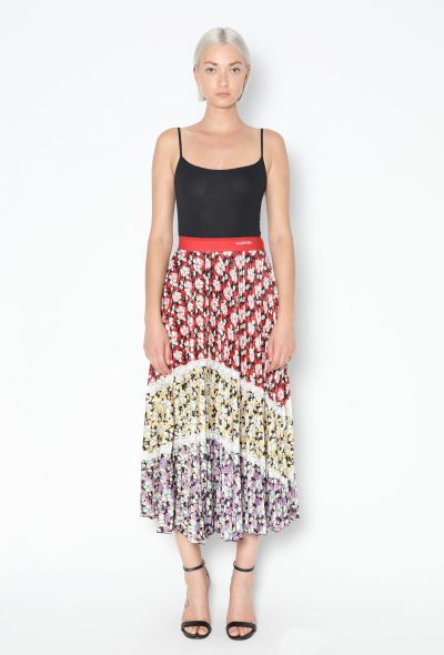 Valentino Resort 2019 Lace Trim Pleated Skirt - 1