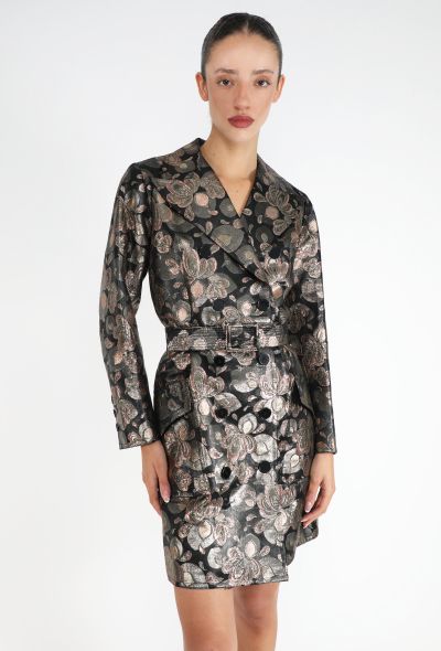 Saint Laurent STUNNING Haute Couture 1969 Brocade Trench - 1