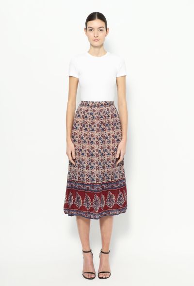                             '70s Floral Cotton Skirt - 2