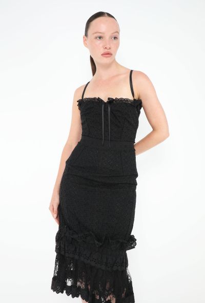 Dolce & Gabbana '90s Eyelet Lace Bustier Dress - 2 Dolce & Gabbana '90s Eyelet Lace Bustier Dress - 2