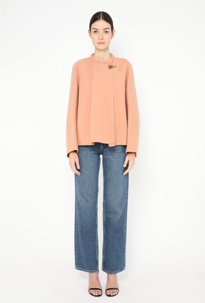 Hermès Early 2000s Cashmere Wrap Jacket - 2 Hermès Early 2000s Cashmere Wrap Jacket - 2