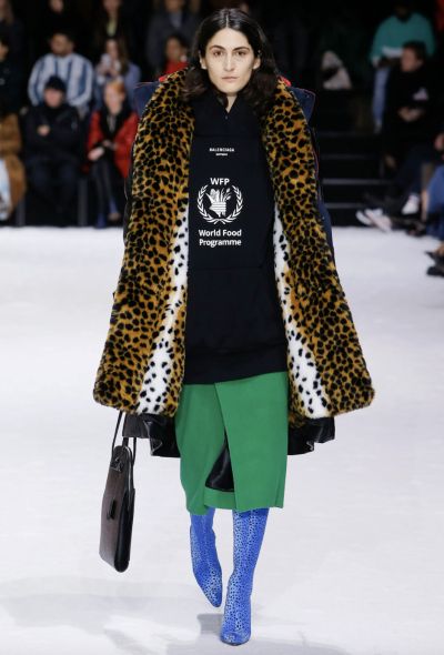 Balenciaga F/W 2018 Chevron Pencil Skirt - 2