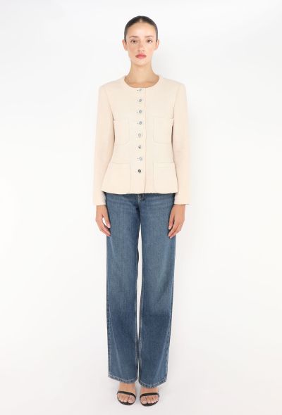 Chanel 1995 Mirrored 'CC' Tweed Jacket - 2 Chanel 1995 Mirrored 'CC' Tweed Jacket - 2