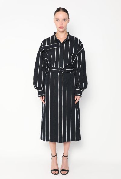 Céline Striped Belted Dress, S/S 2018 - 1