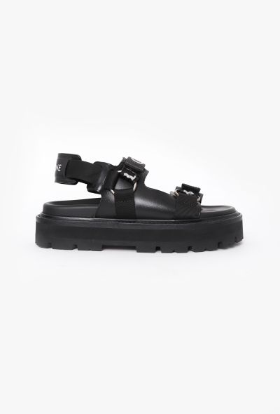 Céline 2022 Logo Platform Sandals - 1 Céline 2022 Logo Platform Sandals - 1