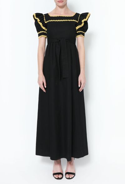                             Collector 1968 Belted Peasant Dress - 2
