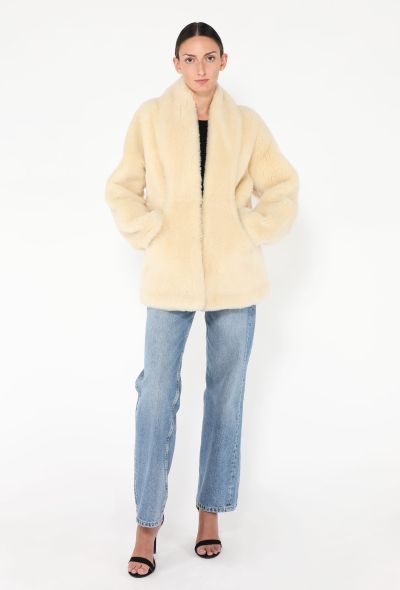 Loro Piana 2024 Shearling Cocoon Jacket - 1