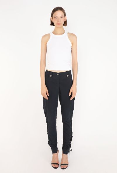 Dior Lace-Up Cotton Trousers, 2004 - 2