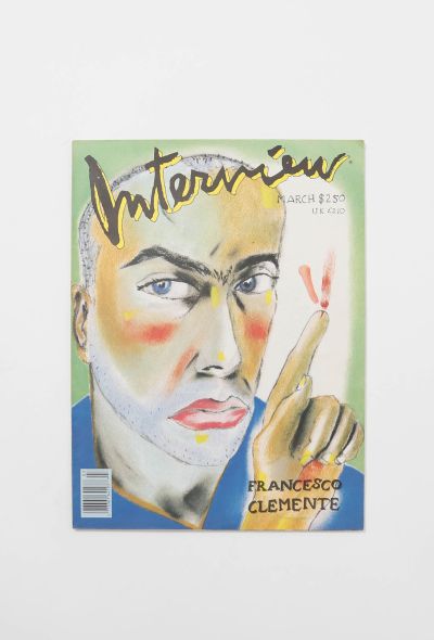                                         Francesco Clemente, March 1988 Issue-1