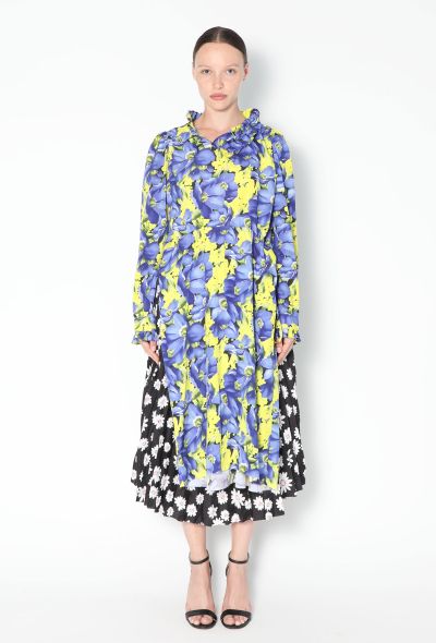 Balenciaga Resort 2018 Asymmetrical Printed Dress - 1