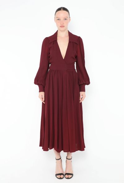 Ossie Clark Early '70s Crêpe Wrap Dress - 1