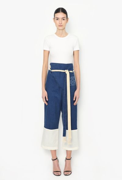 Loewe F/W 2017 Belted Wrap Jeans - 1 Loewe F/W 2017 Belted Wrap Jeans - 1