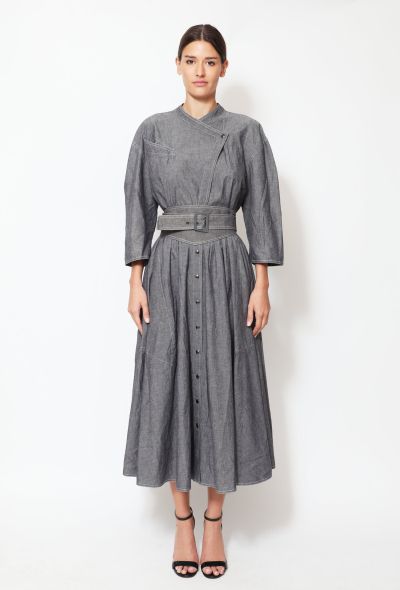                                         '80s Belted Cotton Dress-1