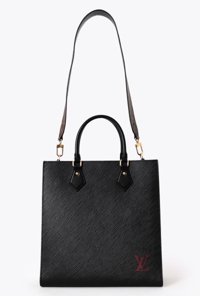 Louis Vuitton Black Epi Sac Plat - 2 Louis Vuitton Black Epi Sac Plat - 2