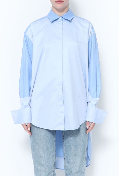                                         2022 Trompe L'Oeil Cotton Shirt-1