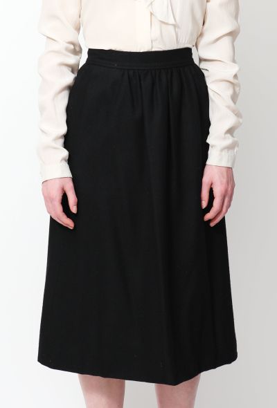                             70s High-Waisted Wool Skirt - 2