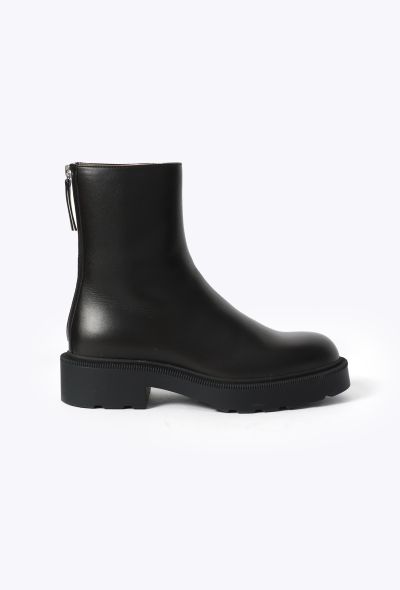 The Row F/W 2025 Nobilis Leather Ankle Boots - 1