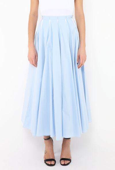 Alaïa 2022 Panelled Cotton Skirt - 2